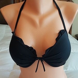 Black bikini top